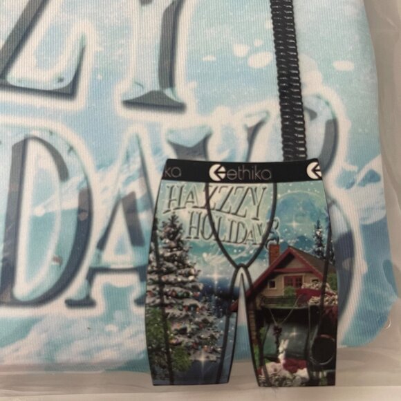 Ethika Men's Medium Staple Fit Boxer Briefs Hazzzy Holiday, Winter, Snowy - Picture 2 of 3